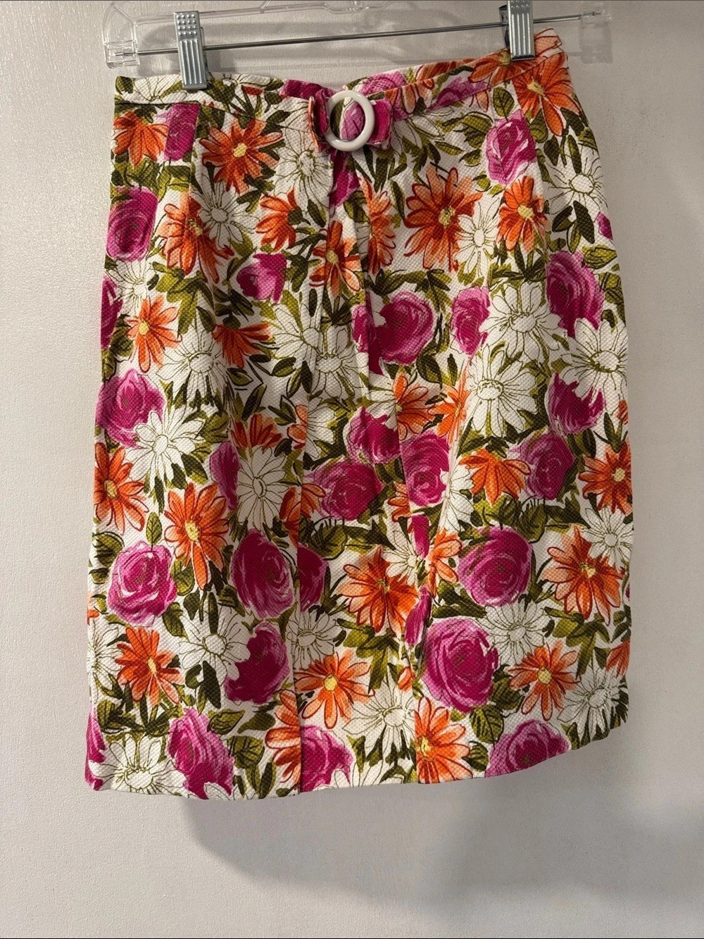 Donna Rae Floral Skort in Pink & Orange Size 2 Like New